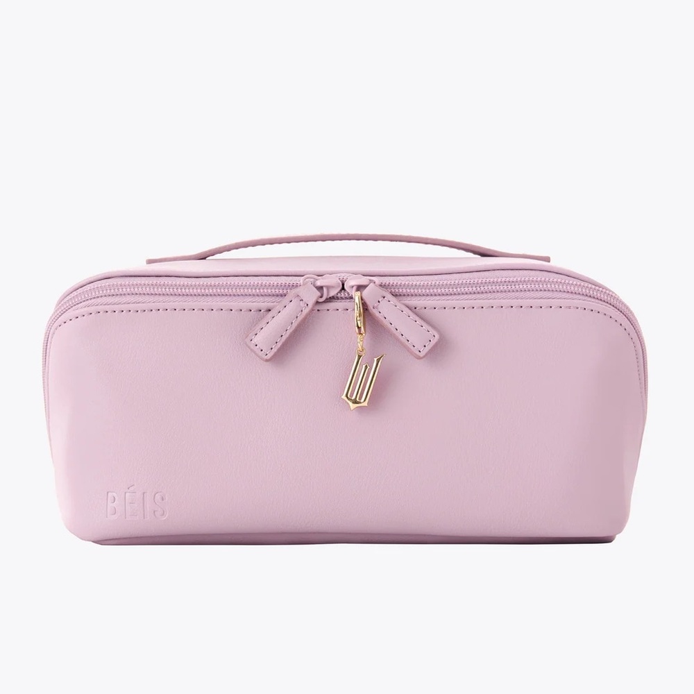 Beis X wicked toiletry bag cosmetic bag in atlas pink